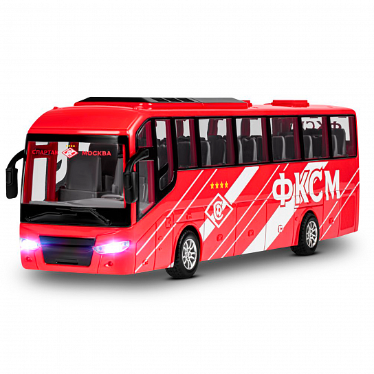 Bus on the control panel of FC Spartak