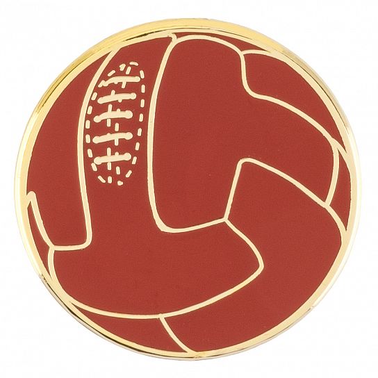 Badge metal. Retro ball No. 2 FCSM