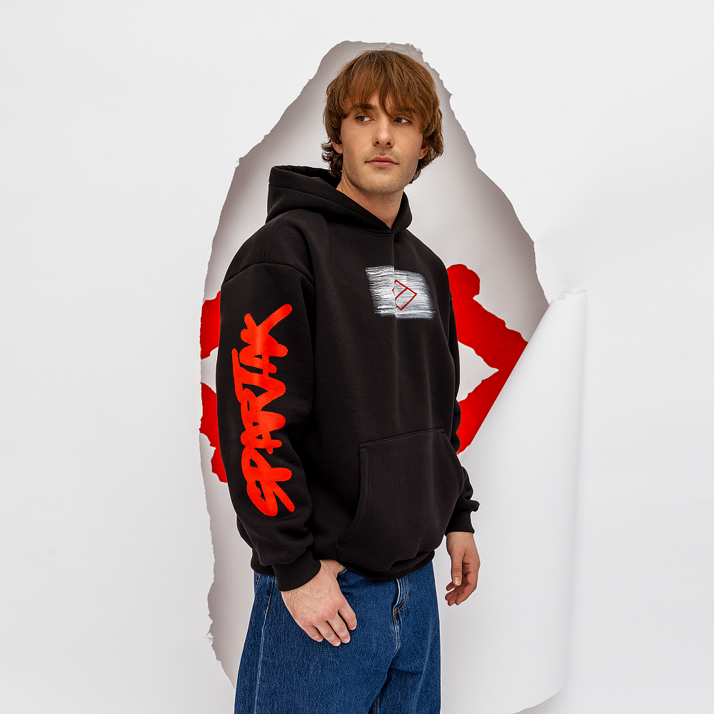 Худи "Black/Red" черный