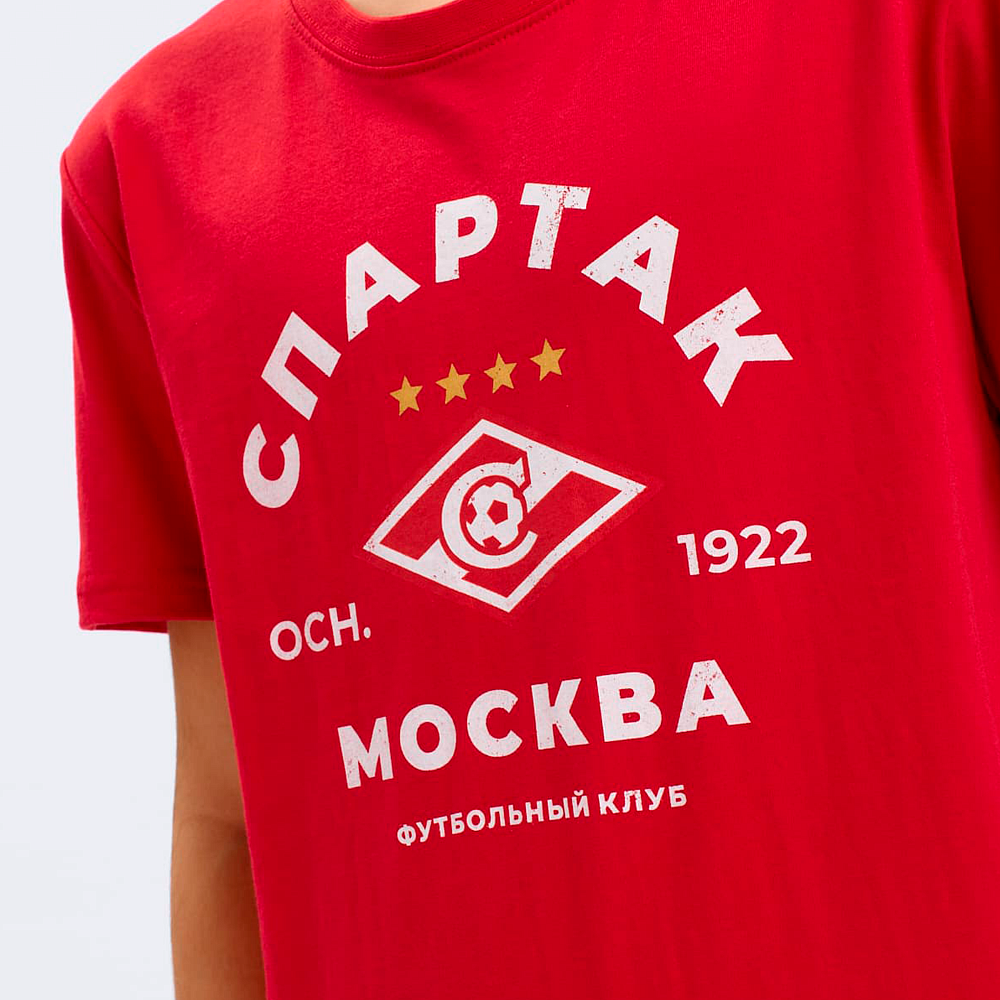 Футболка детская ФК Спартак, красн., (ТМ ATRIBUTIKA&CLUB)