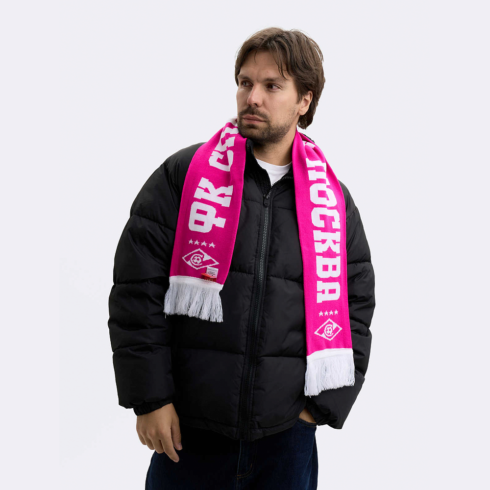 Шарф ФК Спартак розовый ATRIBUTIKA&CLUB