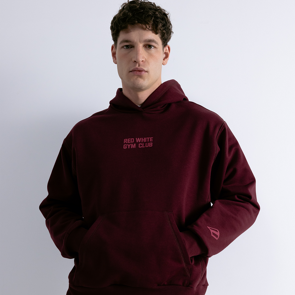 Худи GYM 2.0 бордовый