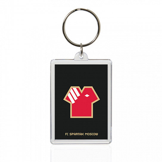 Acrylic keychain Black and Red