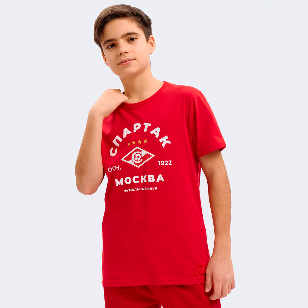 Футболка детская ФК Спартак, красн., (ТМ ATRIBUTIKA&CLUB)