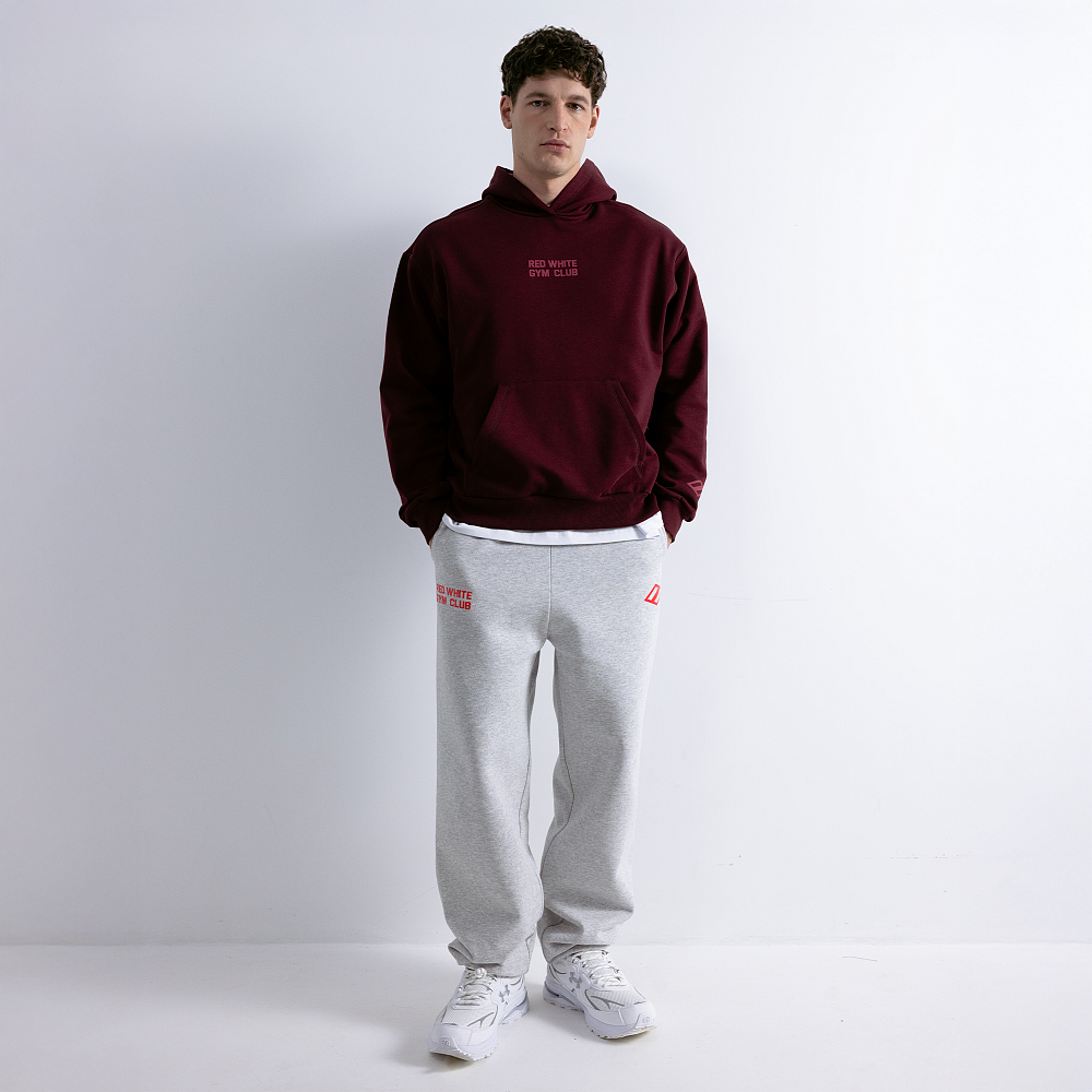 Худи GYM 2.0 бордовый