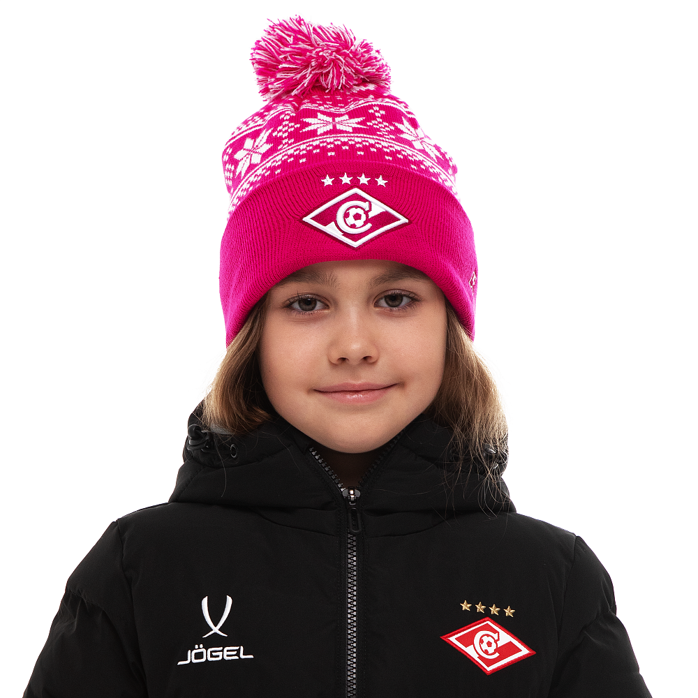 Шапка ФК Спартак розовая (ATRIBUTIKA & CLUB)