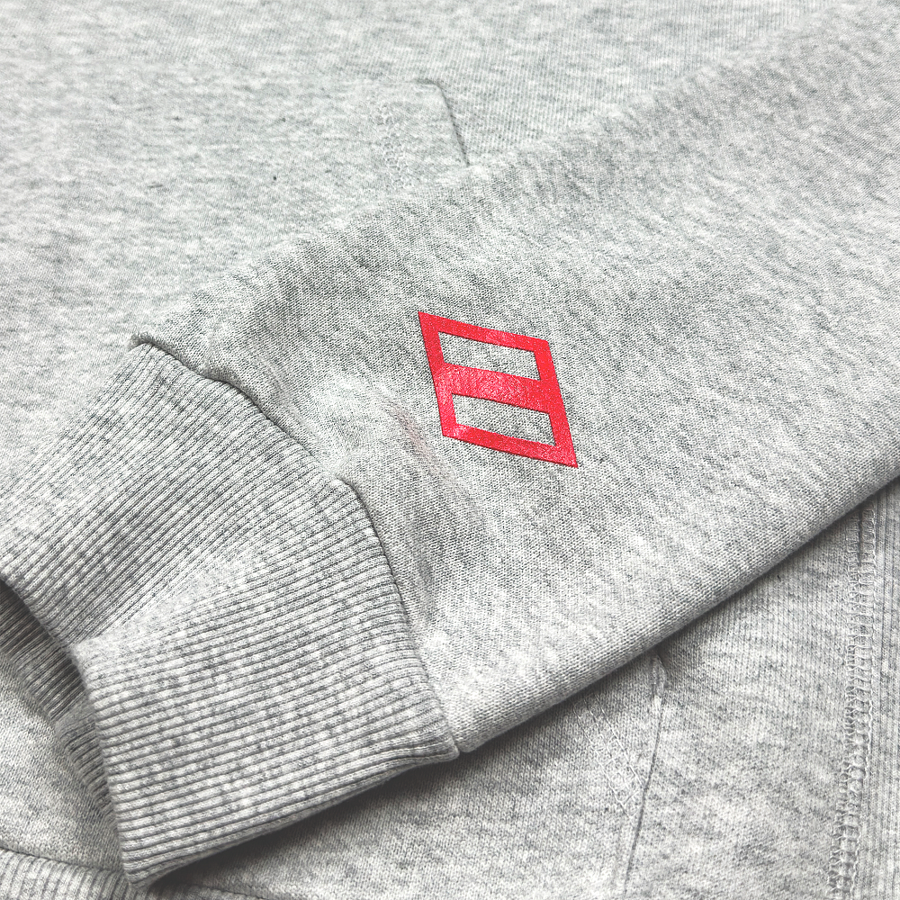 Худи GYM 2.0 серый меланж