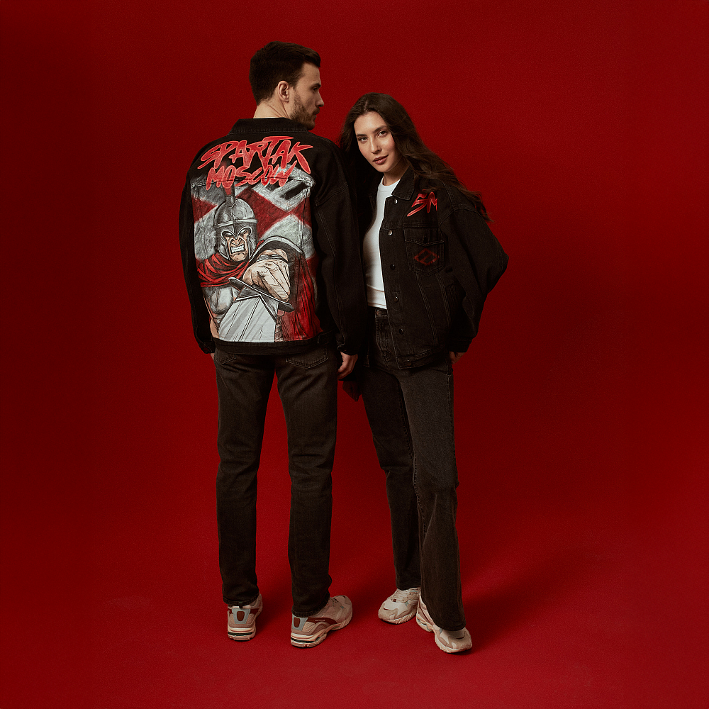 Denim jacket “Gladiator” black