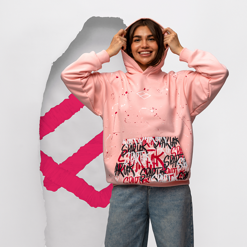 Худи "Spartak" розовый