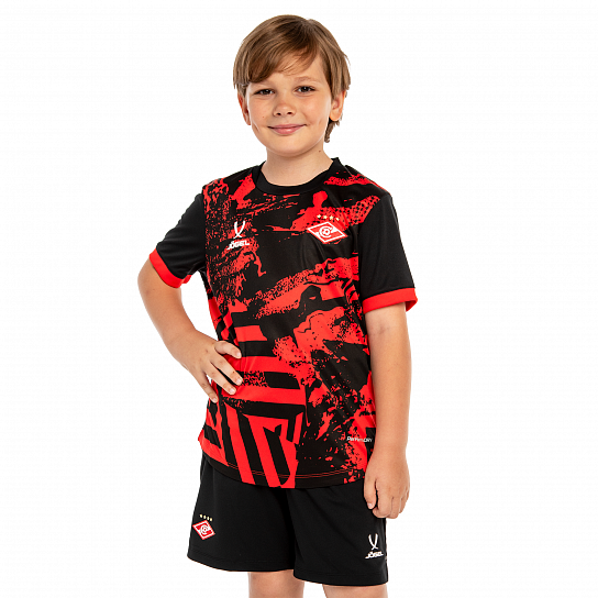 Футболка разминочная детская Jogel 2025-26 красная