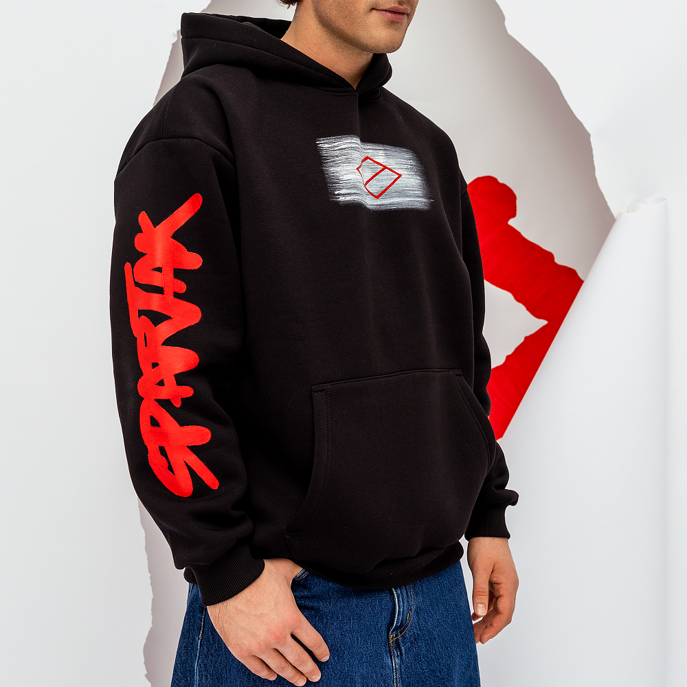 Худи "Black/Red" черный