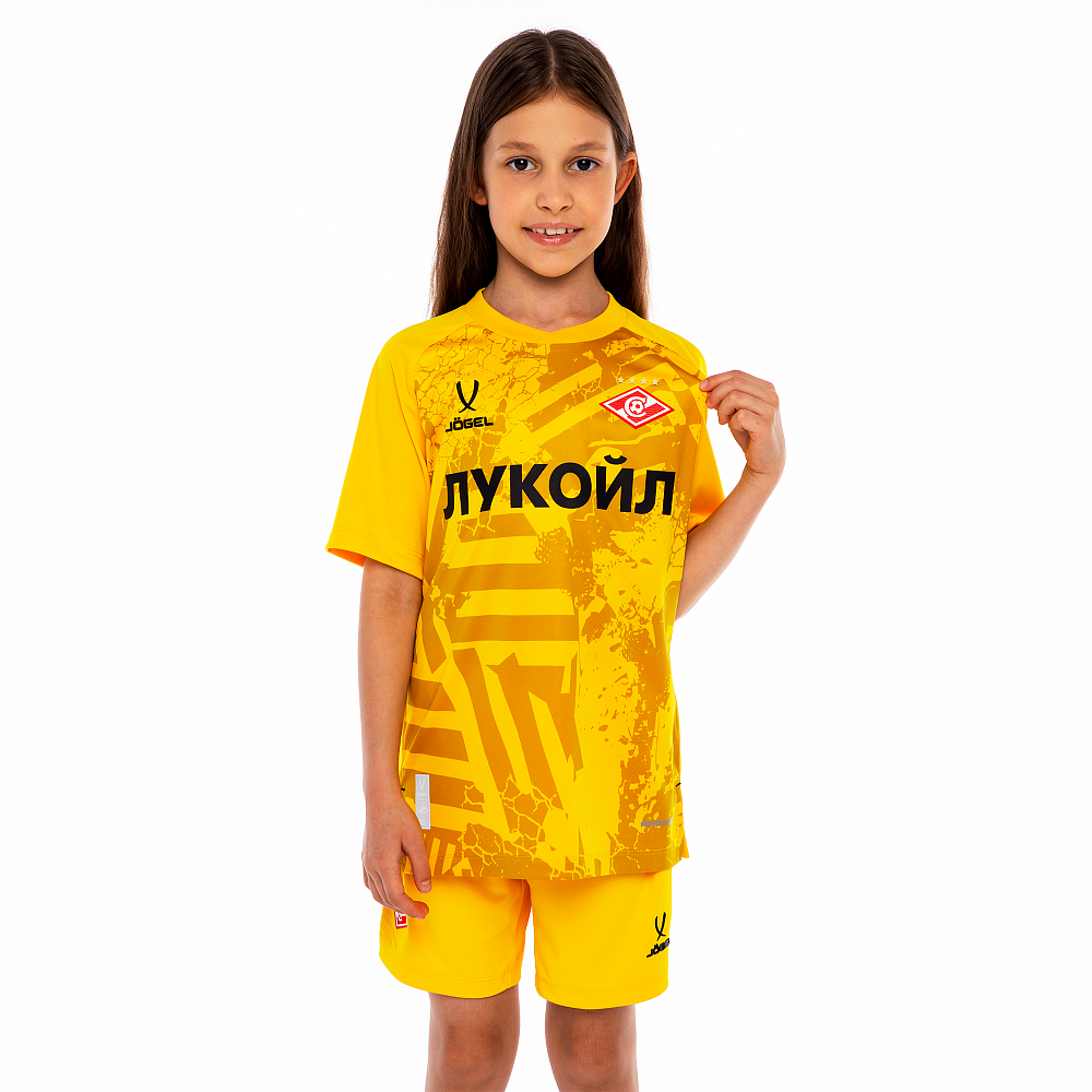 Футболка вратарская детская Jogel  желтая 2025-26