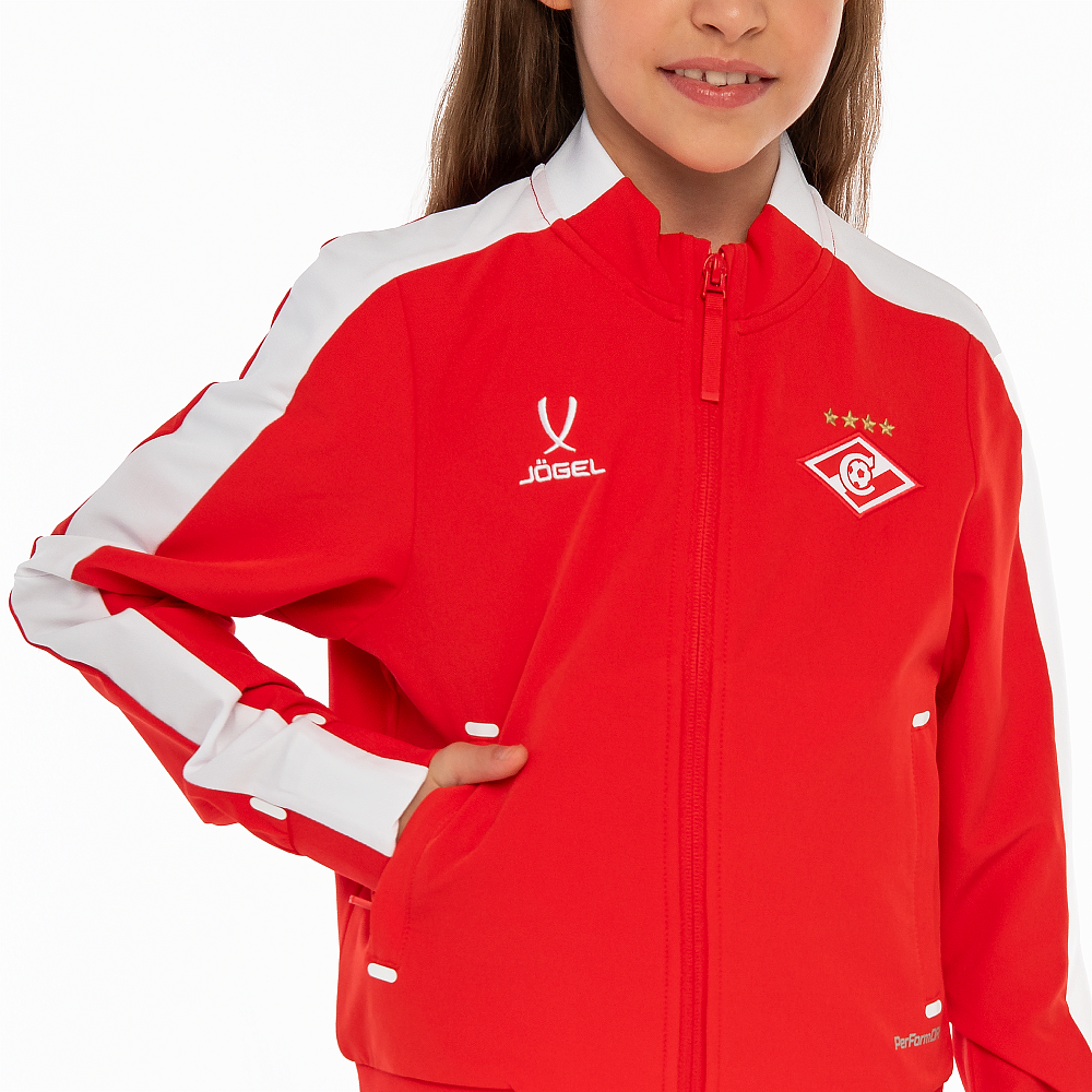Куртка парадная детская Jogel Spartak красная 2025-26