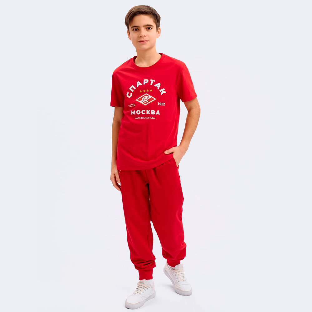 Футболка детская ФК Спартак, красн., (ТМ ATRIBUTIKA&CLUB)