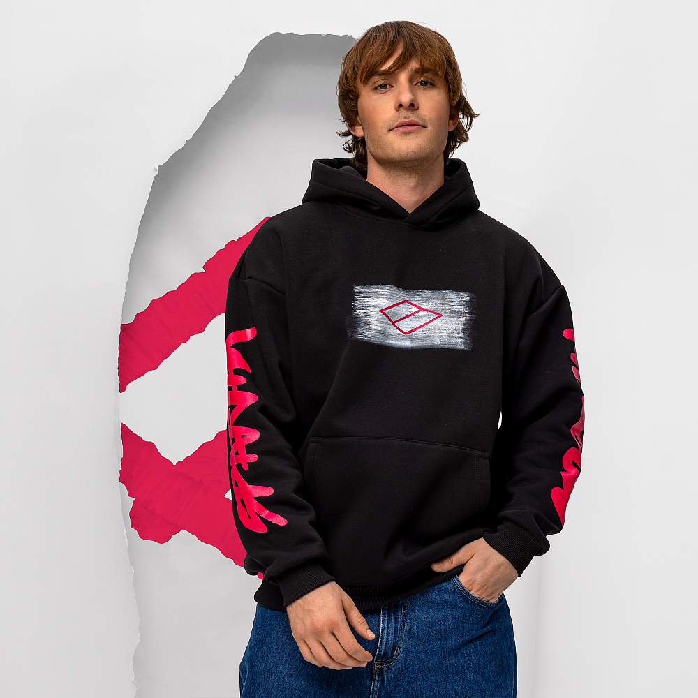 Худи "Black/Pink" черный