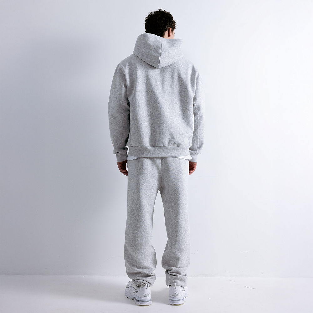 Зип-худи GYM 2.0 серый меланж