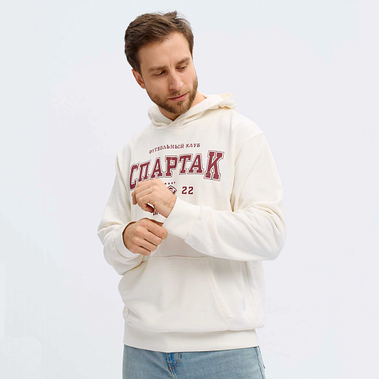 Толстовка ФК Спартак молочная (ATRIBUTIKA & CLUB)