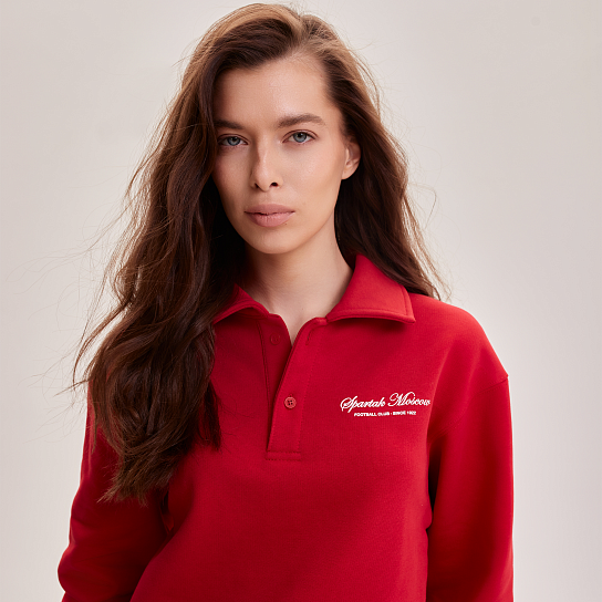 Свитшот поло красный FC Spartak Moscow