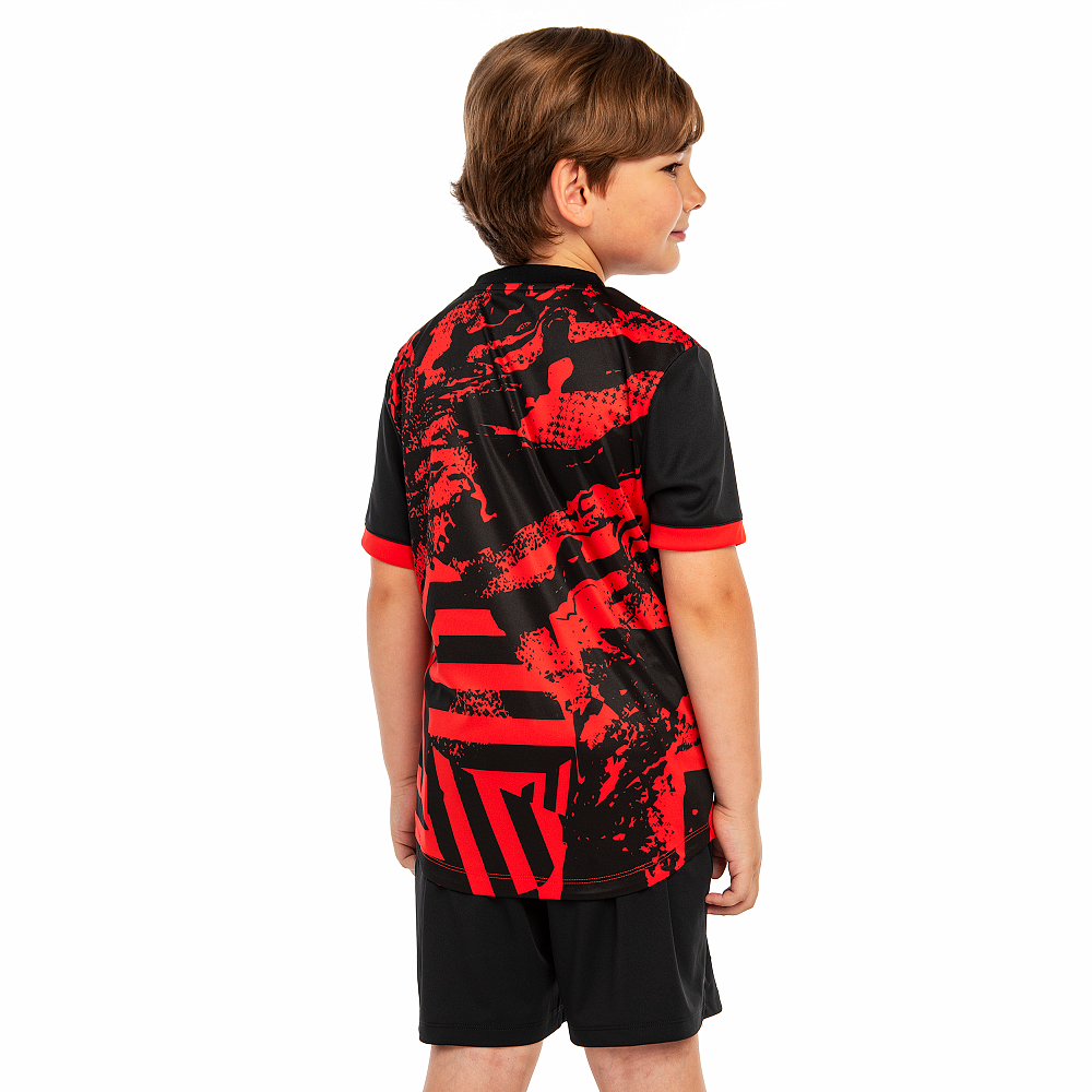 Футболка разминочная детская Jogel 2025-26 красная