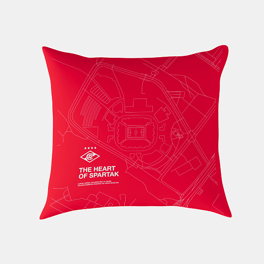 Подушка "10 лет" карта