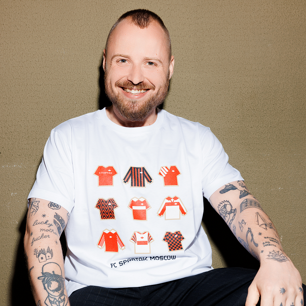 FC Spartak retro shirt in white