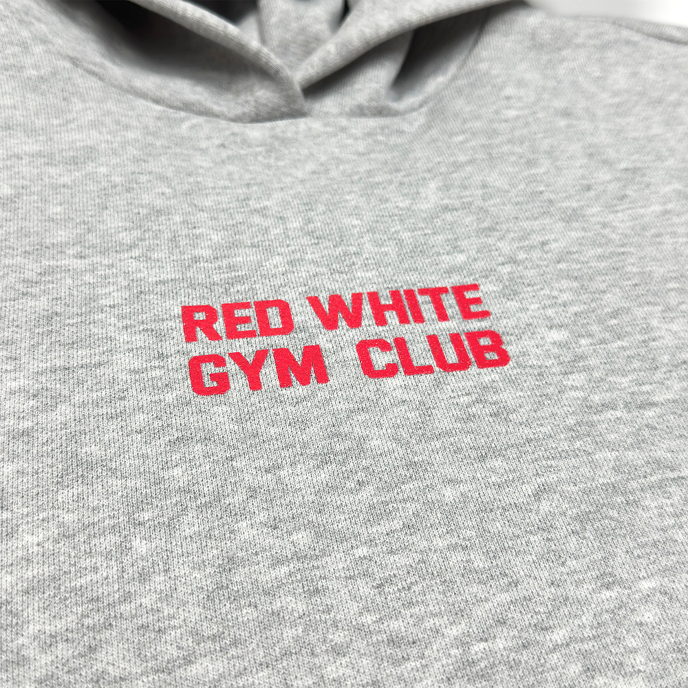 Худи GYM 2.0 серый меланж