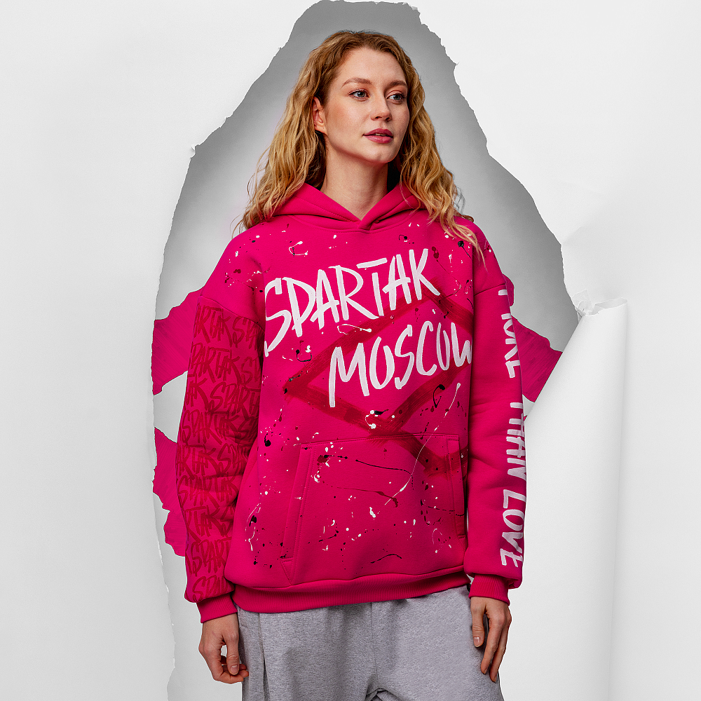 Худи "Spartak" фуксия