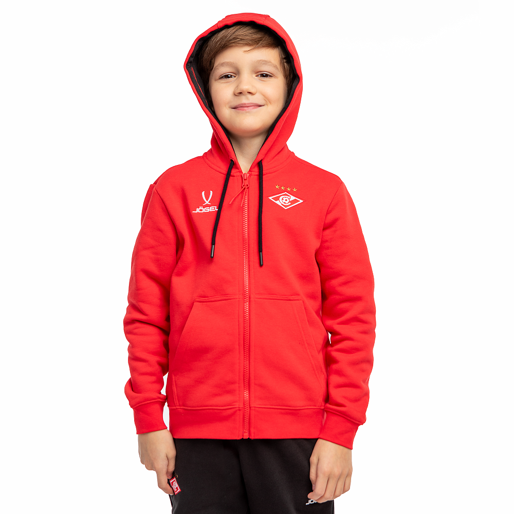Худи детское Jogel ESSENTIAL Spartak Fleece красное 2025-26