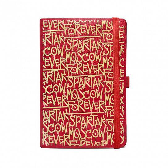 A5 undated diary on an elastic band Graffiti Paternus