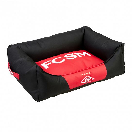 Animal bed FCSM black-red