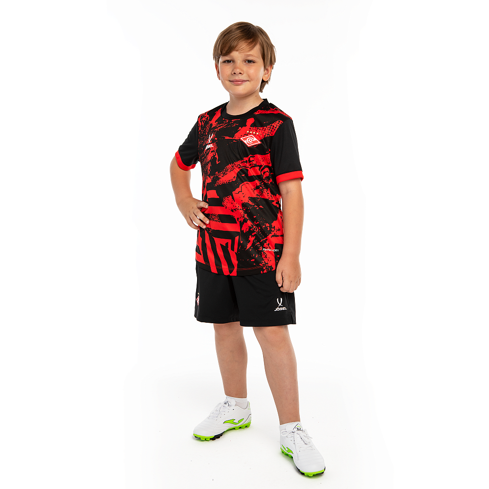 Футболка разминочная детская Jogel 2025-26 красная