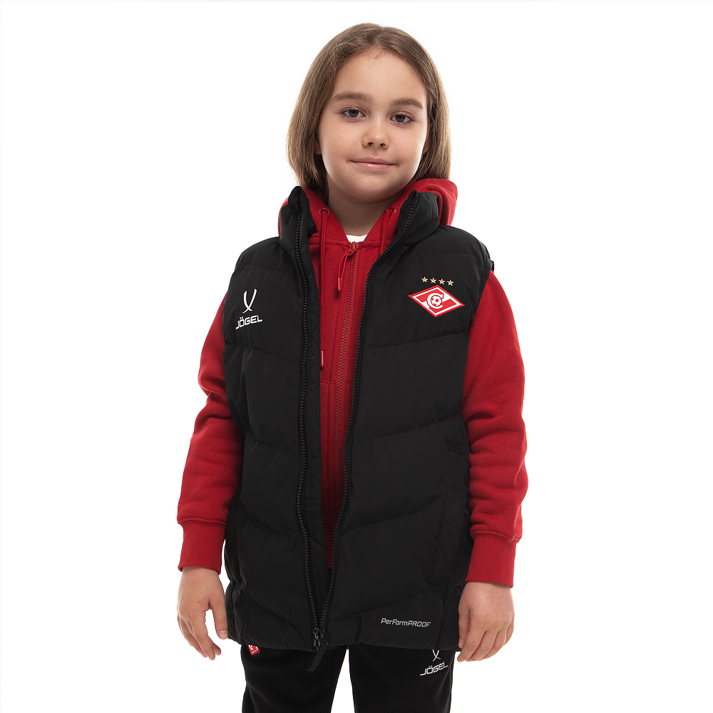 Жилет утепленный Jogel PREMIER Spartak черный