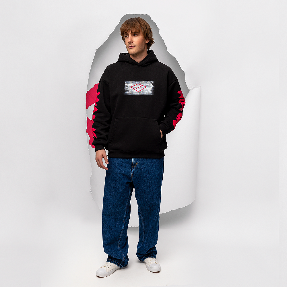 Худи "Black/Pink" черный