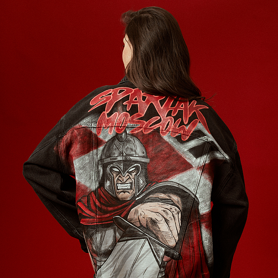 Denim jacket “Gladiator” black