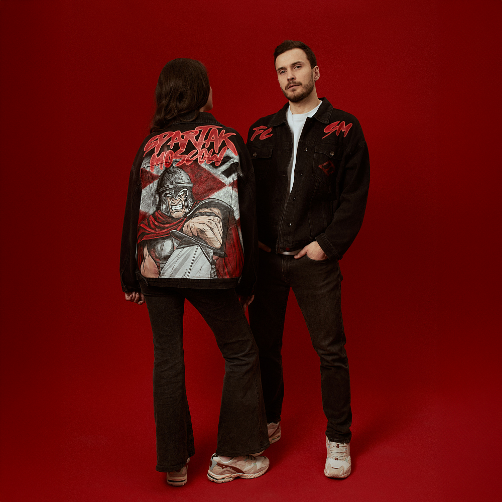 Denim jacket “Gladiator” black