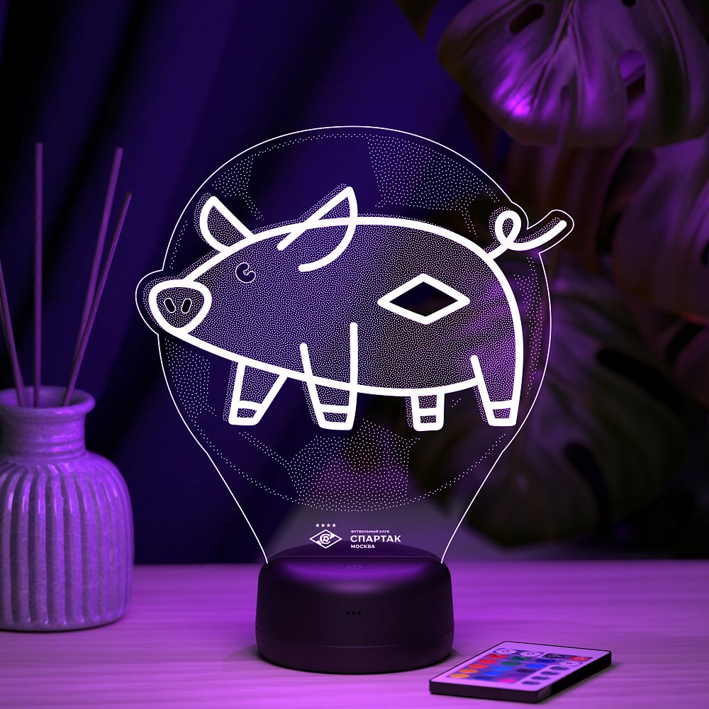 Светильник "Свинка"