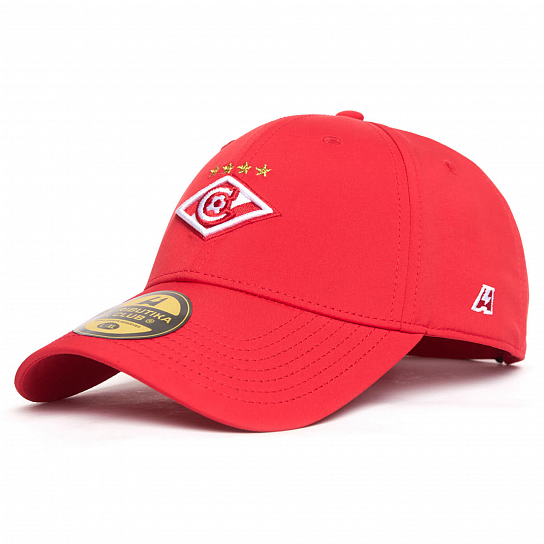 Baseball cap FC Spartak, red, (TM ATRIBUTIKA&CLUB).