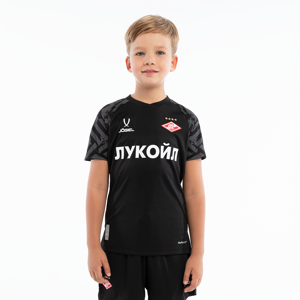 Футболка вратарская Jogel PREMIER Spartak черная 2024-25