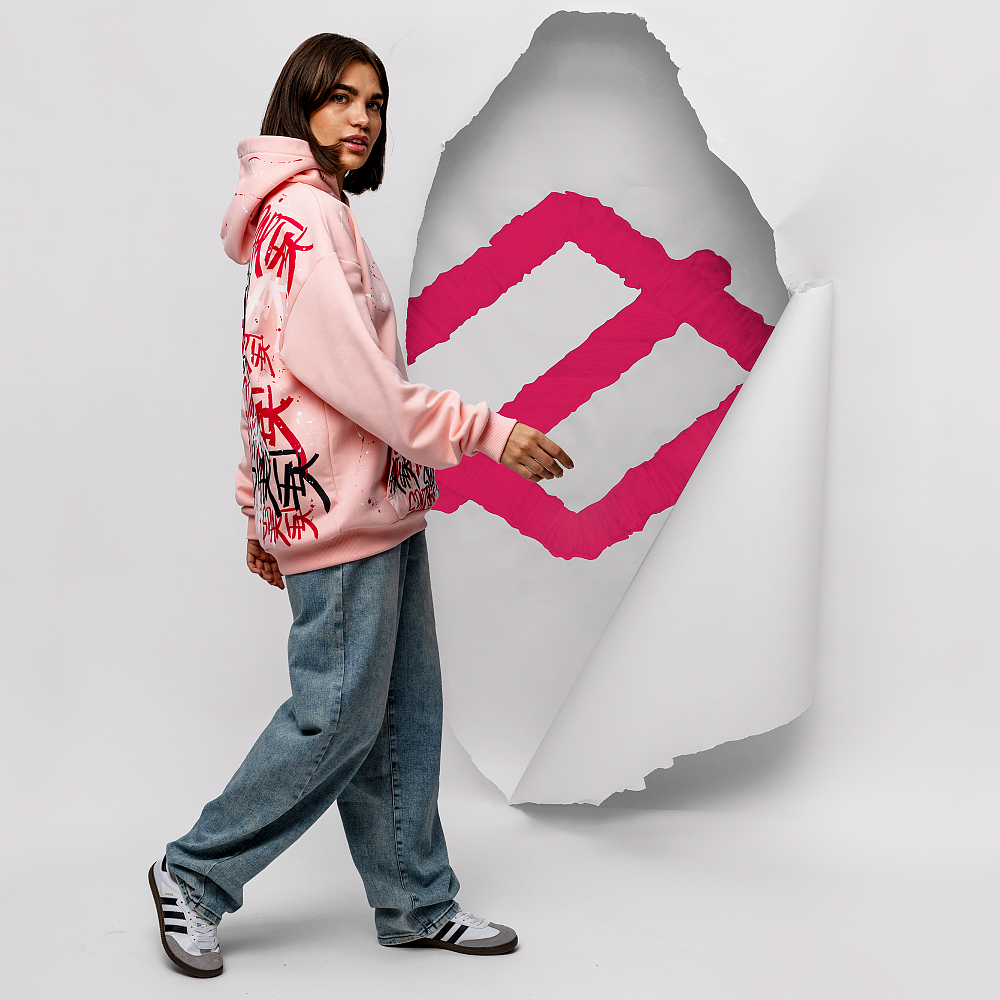 Худи "Spartak" розовый