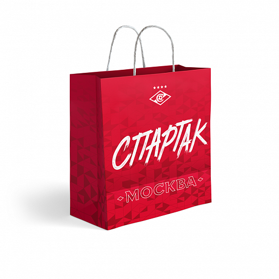 Пакет бумажный "Спартак" маленький