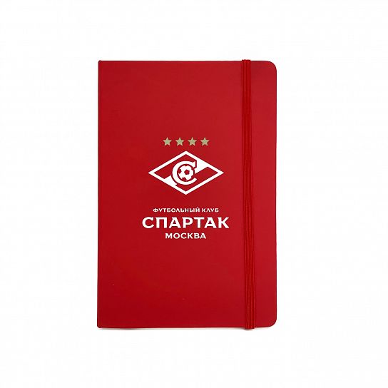 Блокнот А5 сувенирный красный ФК Спартак ЛОГО