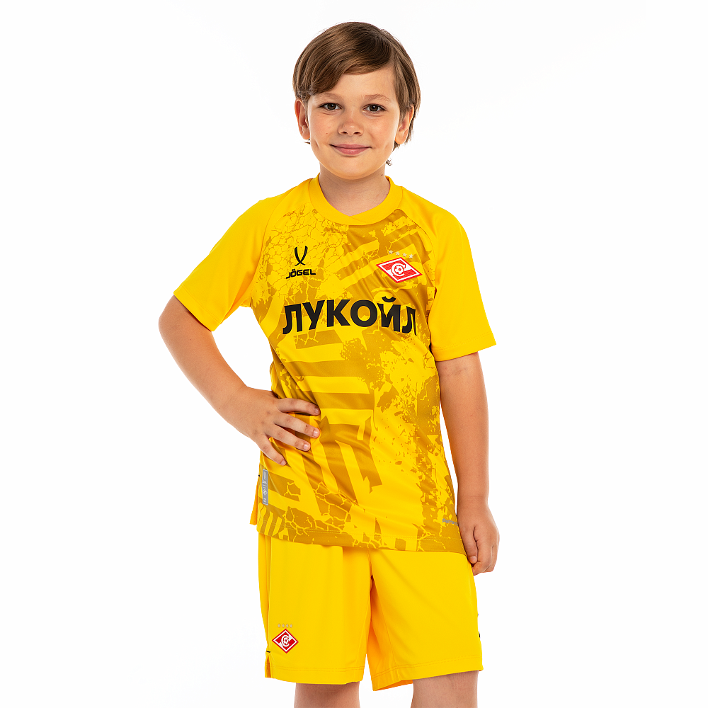 Футболка вратарская детская Jogel  желтая 2025-26