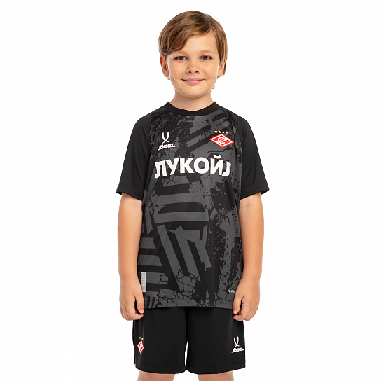 Футболка вратарская детская Jogel черная 2025-26