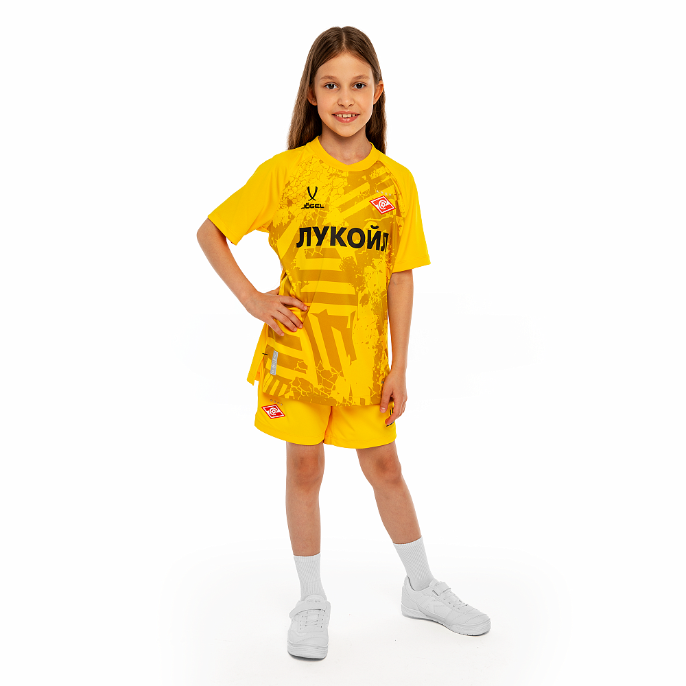 Футболка вратарская детская Jogel  желтая 2025-26