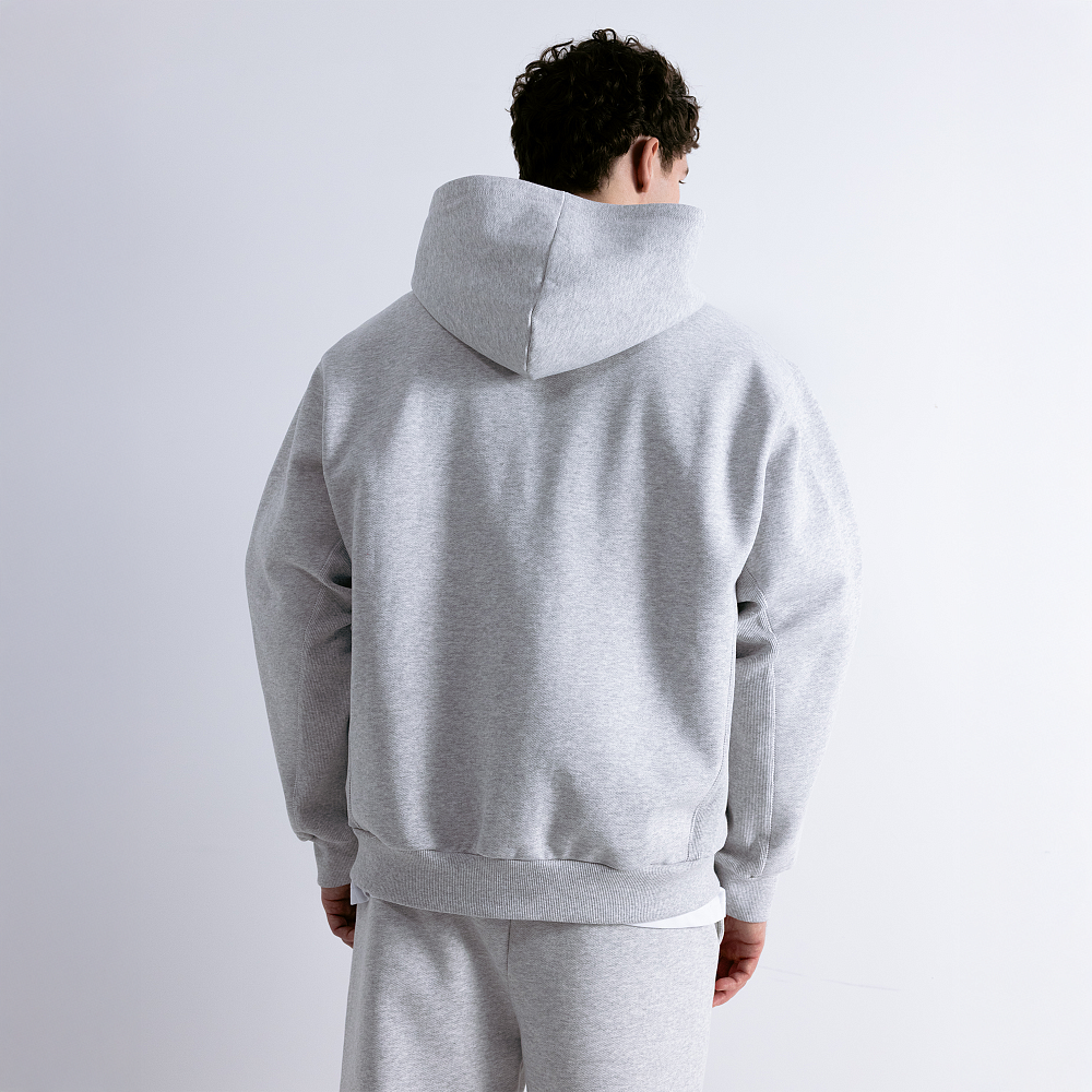 Зип-худи GYM 2.0 серый меланж