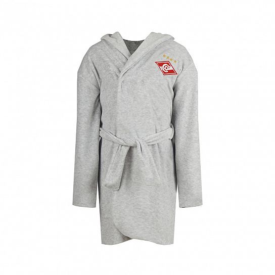 Халат детский "Спартак" светло серый