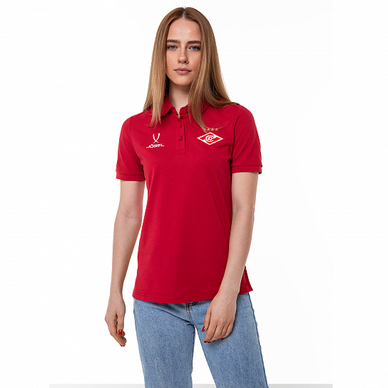 Women's Polo Jogel PREMIER Spartak Red 2024-25