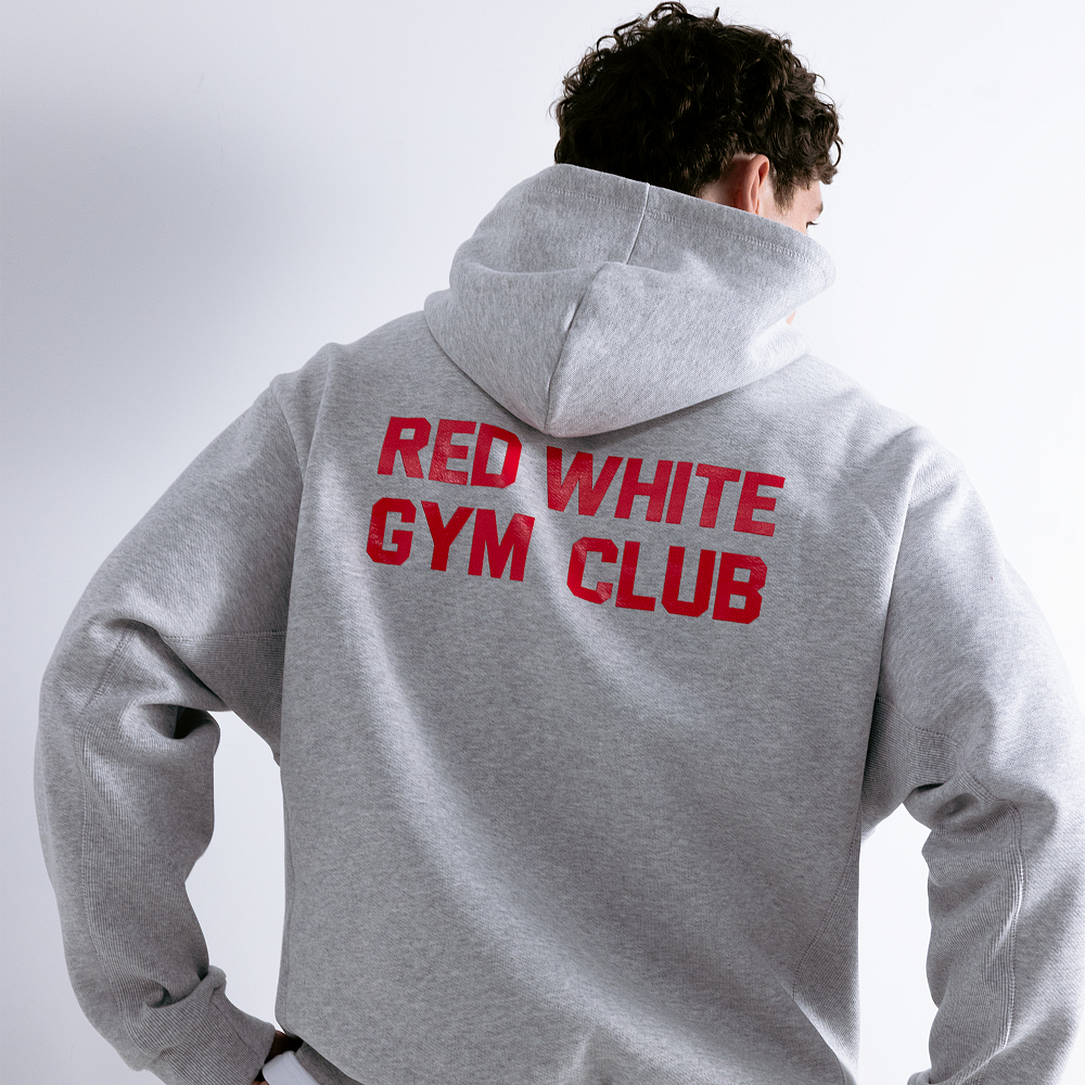 Худи GYM 2.0 серый меланж