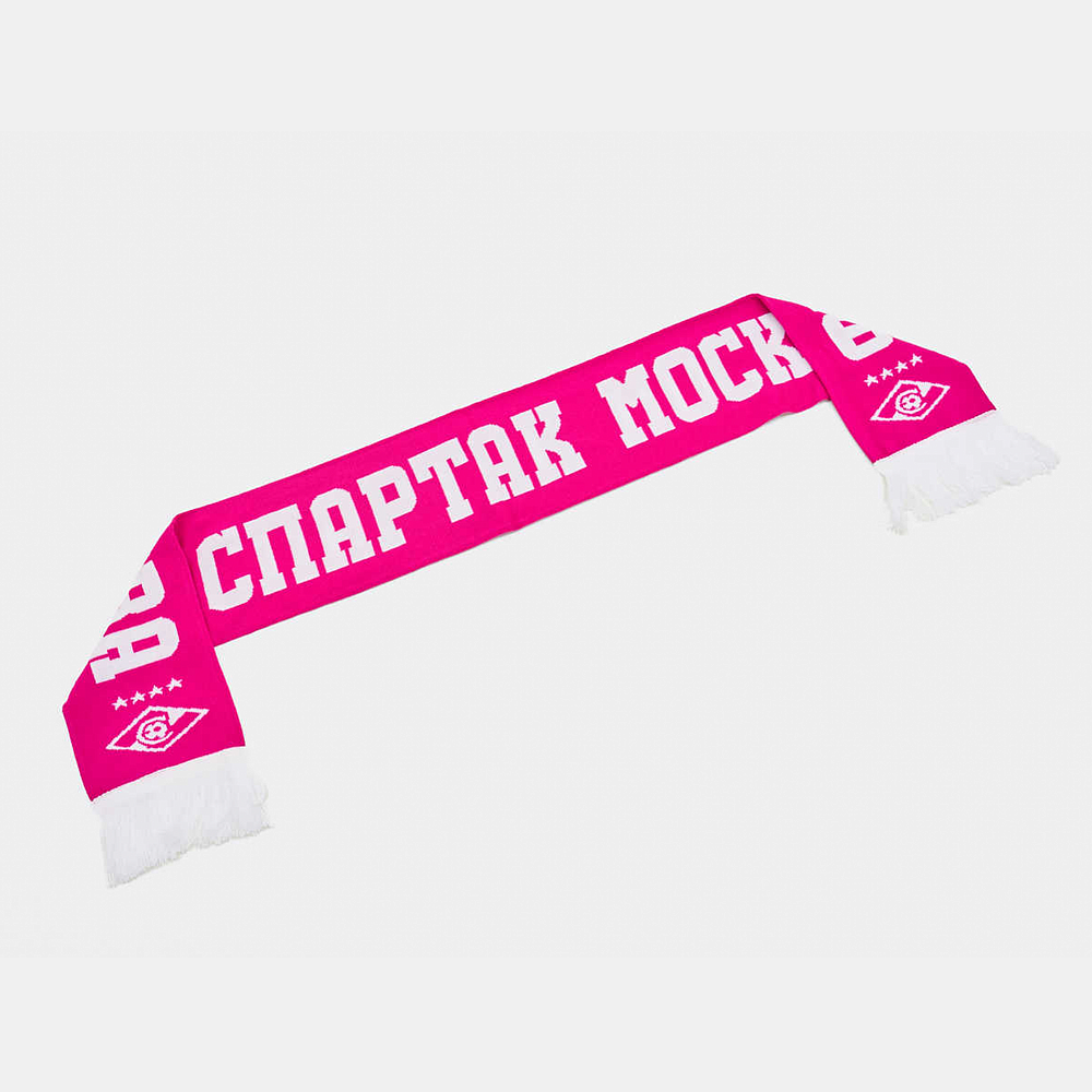 Шарф ФК Спартак розовый ATRIBUTIKA&CLUB