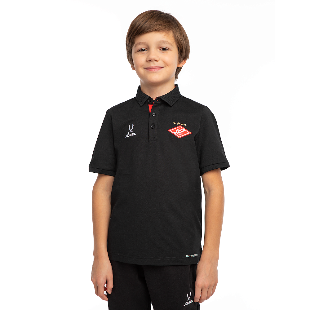 Поло детское Jogel PREMIER Spartak черное 2025-26